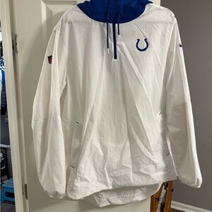 Men’s Nike White Indianapolis Colts Sideline Player Quarter-Zip Jacket